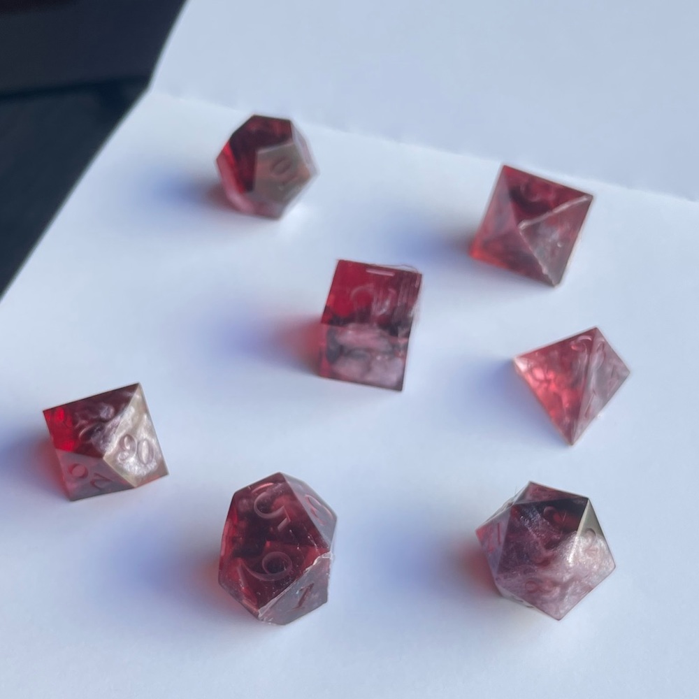 Resin Dice Set